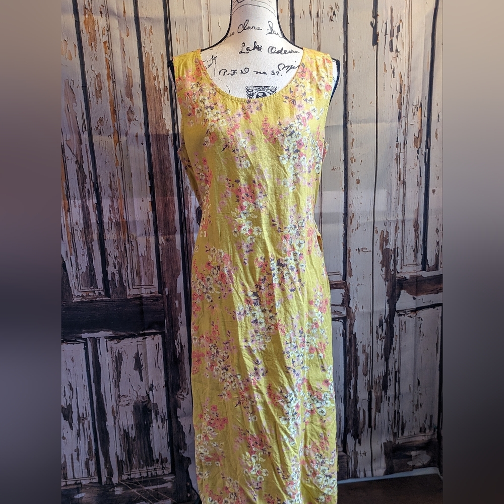 Bellambra Italian linen maxi dress